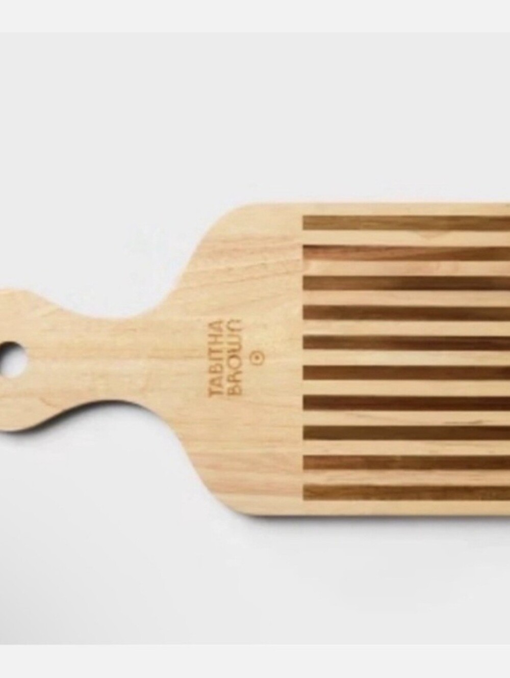 Tabitha Brown for Target Afro Pick Shaped Wood Cutting Board - Picture 2 of 7